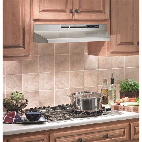 nutone range hood stainless steel kitchen non vented under cabinet|broan nutone 30 range hood.